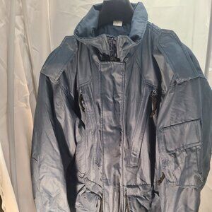 genuine vintage RCAF 3 season goretex jacket, navy blue, size 6740 med-short